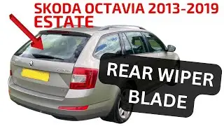 How To Change Rear Wiper Blade on Skoda Octavia 2013-2019 Estate model Easy Fit