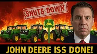 HAPPENING NOW! John Deere CEO Shuts Down $34.5 Billion US Farming Industry With Bold Move
