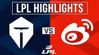 TES vs WBG Highlights ALL GAMES | LPL 2025 Split 3 Playoffs | Top Esports vs Weibo Gaming