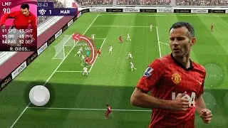 Unbelievable Panenka goal Ryan Giggs&nbsp;Pes mobile 😱🔥😱