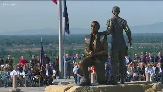 Idaho Veteran's Cemetery unveils new statue depicting warriors from two eras