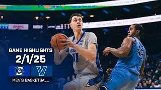 Creighton Men's Basketball Highlights at Villanova, 2/1/25