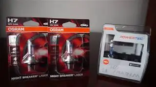 OSRAM Nightbreaker LASER 3750k vs M-TECH POWERTEC Platinum 3400k