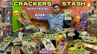 Biggest cheapest crackers stash 2024 🔥|| part-2 || worth ₹35,000