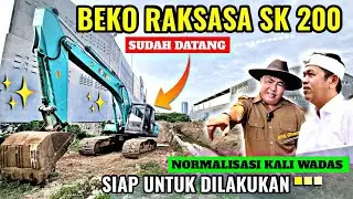 MANTAP‼️BEKO RAKSASA SUDAH DATANG SK 200. SIAP NORMALISASI KALI WADAS. KDM LUAR BIASA UNTUK JABAR