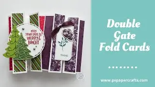 How to make Double Gate Fold Cards