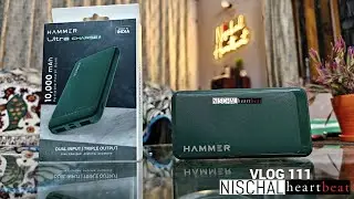 Hammer Ultra Charge 10000mAh Fast Charging Powerbank | NISCHAL heartbeat Vlog Ep- 111