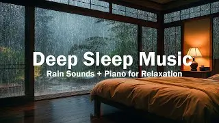 Relaxing Piano Music &ndash; Rain Falling Outside the Bedroom for Emotional Release & Stress Relief Music