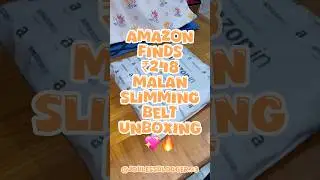 Cheapest Slimming Belt?! 😱 MALAN Pink Belt Unboxing 💪✨
