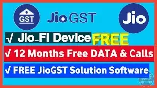 JioGST Solution Software 12 महीने DATA व Calls FREE