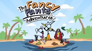 Приключение необычайных штанов: Мир 1 / Fancy Pants Adventure platformer