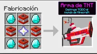 Podemos CRAFTEAR EL ARMA de TNT en MINECRAFT 💥😱 - Crafteos 100% Imposibles
