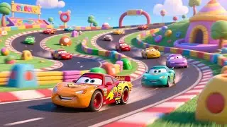 Zooming Cars Counting Song for Kids | Learn Numbers with Cars, Fun Counting Nursery Rhyme