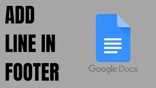 How To Add A Line In Footer In Google Docs