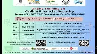 Registration Online Training on &ldquo;Online Financial Security&rdquo; | @CIETWorkshopSolution