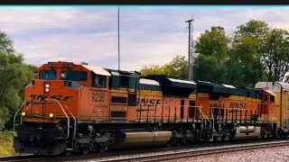 BNSF Mixed Freight Rumbling Through Coal City