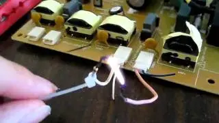 High voltage CCFL inverter arcs