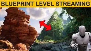 BLUEPRINT LEVEL STREAMING  |  Unreal Engine 5 Load & Unload Level Tutorial - Deutsch / German