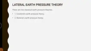 Active earth pressure 1