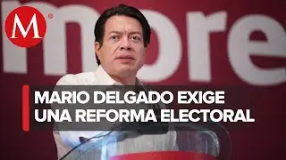 Mario Delgado arremete contra consejeros electorales por propaganda