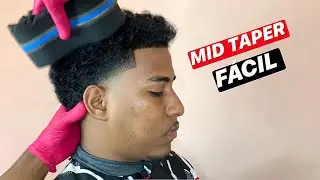 MID TAPER PASO A PASO SIN GUIAS TRAMPAS Y CON GUIAS TRAMPAS 🤯 ( HOW TO DO MID TAPER ) CORTE COBY 🤩