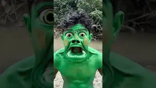 Hulk Boy Scary Transformation  Smash Spiderman But Failed #shorts