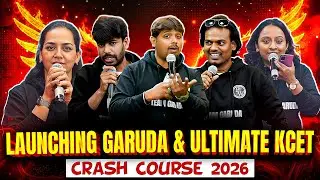 Launching Ultimate KCET Crash Course 2026  & Garuda KCET Test Series 2026🔥  | The Final Race🔥