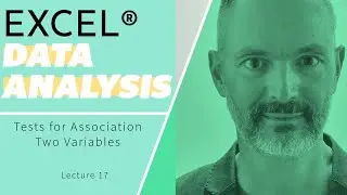 Pearson chi squared test for association using Microsoft Excel
