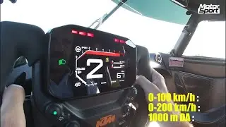 KTM X-Bow GT-XR : 0-250 km/h