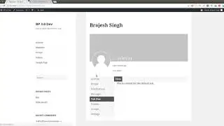 Create New BuddyPress Profile Tab
