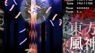 東方風神録　vs八坂 神奈子（6面）　Easy