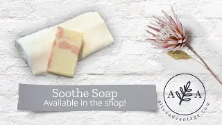 Feather Swirl Cold Process Soap - Soothe
