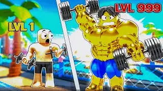 I BECAME STRONGEST in Roblox Gym Simulator! 💪