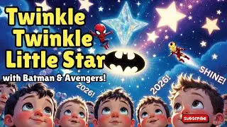 Avengers Rescue the Stars! Twinkle Twinkle Little Star Remix | Iron Man, Spider-Man & Wonder Woman