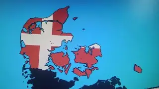 Denmark - Huge Scale World Flag Map (Part 3) [Minecraft]