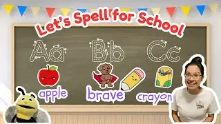 Back-to-School Puzzle & Writing Fun for Kids! 📝✏ Learn Letters, Words & Spelling Together