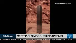 Mysterious monolith in Utah disappears