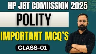 HP JBT Commission 2026 | Polity (Class-01) | Revision Series #hpjbt #hpjbtcommission