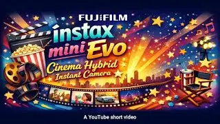 FUJIFILM instax mini Evo Cinema Hybrid Instant Camera