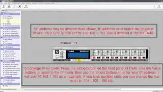 Connecting to a DX46 with Iris Net via Ethernet