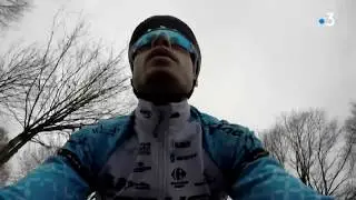 Le cycliste creusois David Menut roule en amateur