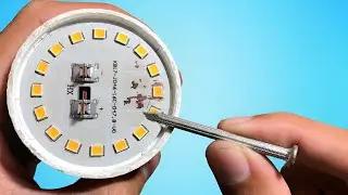 Fix Broken LED Bulbs at Home! Easy Repair Tricks That Really Work 😱 Creative Fix