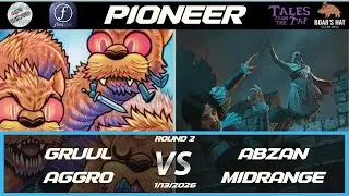 Груул Агро против Абзан Мидрейндж [MTG Pioneer, 2 раунд]