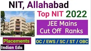 NIT, Allahabad JEE Mains 2022 Cut Off Ranks || JEE Mains 2023 || #jeemains2024  #josaa2024 #jee2024