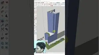 ✅3D MODEL SKETCHUP DOUBLE WARP TOWER⁉️#shorts #new #sketchup #viralvideo #trending