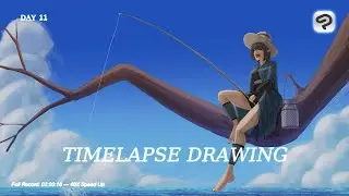 Day 11 - Daily Drawing - Timelapse Drawing Illustration