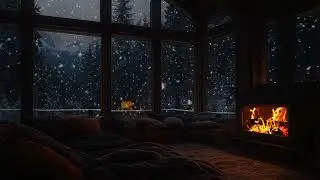 Blizzard Sounds for Sleeping ❄️ Snowstorm Sounds & Winter Wind for Deep Sleep and Insomnia Relief