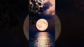 Night Super Moon❣️ #moon #supermoon #nightbeauty #nightlife #travel  #moonlight #beach #ocean #pic