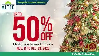 Metro Department Store 50% Off On Christmas Decors