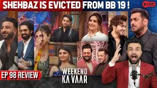 Bigg boss 19 Episode no 98 Shehbaaz Bhai ka hua Emotional Eviction || Well played Shehbaaz ||
